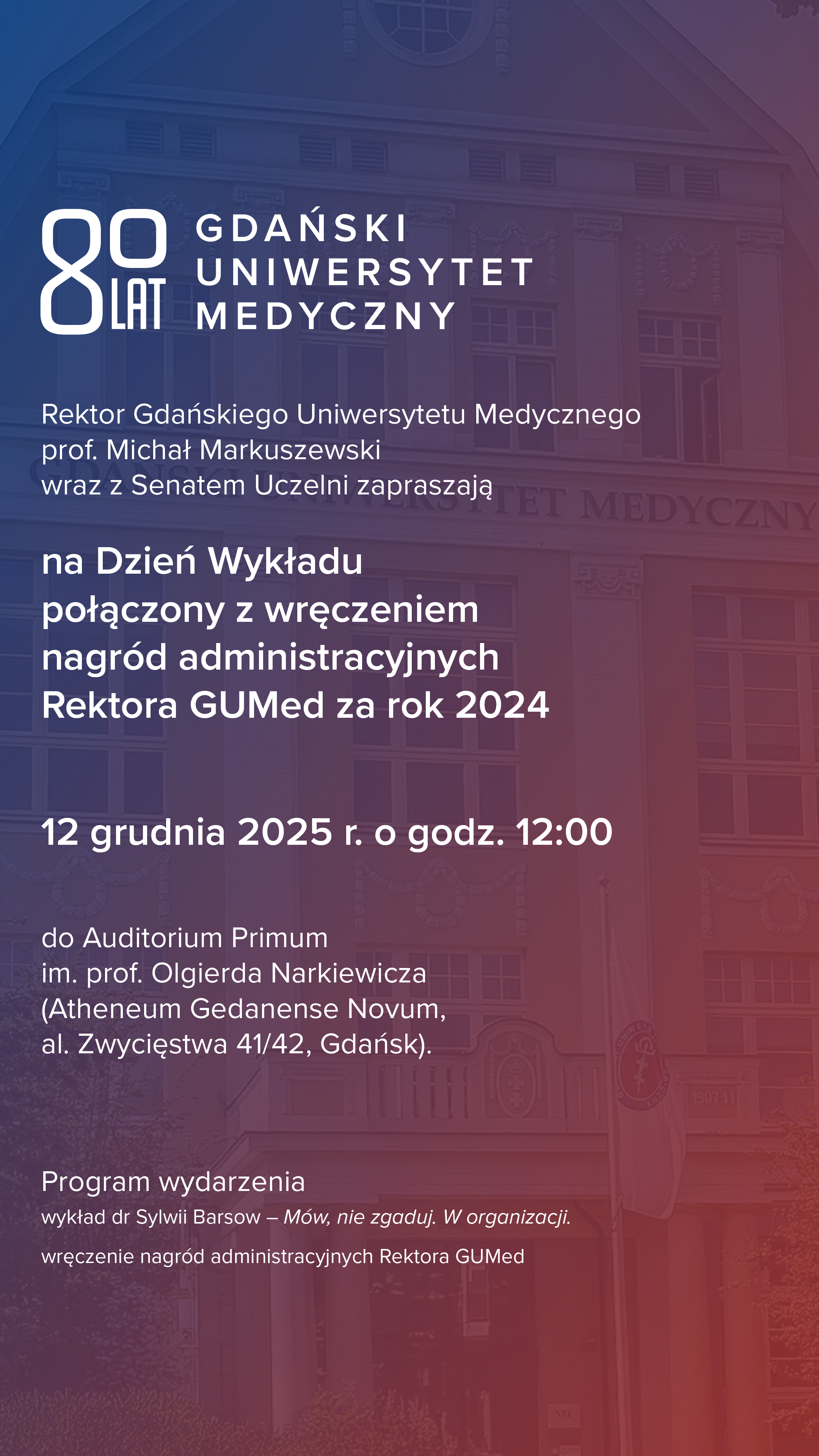 dzień wykładu slajder