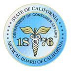  Pieczęć Medical Board of California
